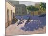 Three Children with Bicycles, Spain-Andrew Macara-Mounted Giclee Print