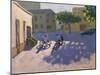 Three Children with Bicycles, Spain-Andrew Macara-Mounted Giclee Print