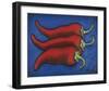 Three Chilli Peppers-Will Rafuse-Framed Giclee Print