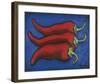 Three Chilli Peppers-Will Rafuse-Framed Giclee Print