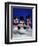 Three Christmas Snowmen-Jim McGuire-Framed Photographic Print