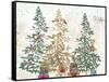 Three Christmas Trees-PI Studio-Framed Stretched Canvas