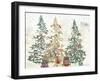 Three Christmas Trees-PI Studio-Framed Art Print