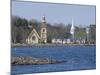 Three Churches, Mahone Bay, Nova Scotia, Canada, North America-Ethel Davies-Mounted Photographic Print