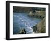 Three Cliffs Bay, Gower Peninsula, Glamorgan, Wales, United Kingdom-Jean Brooks-Framed Photographic Print