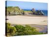 Three Cliffs Bay, Gower, Wales, United Kingdom, Europe-Billy Stock-Stretched Canvas