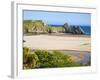 Three Cliffs Bay, Gower, Wales, United Kingdom, Europe-Billy Stock-Framed Photographic Print