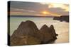 Three Cliffs Bay, Gower, Wales, United Kingdom, Europe-Billy Stock-Stretched Canvas