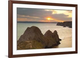 Three Cliffs Bay, Gower, Wales, United Kingdom, Europe-Billy Stock-Framed Photographic Print