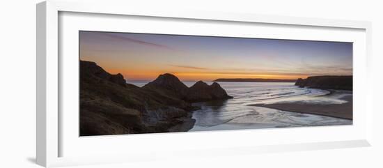 Three Cliffs Bay, Gower, Wales, United Kingdom, Europe-Billy Stock-Framed Photographic Print