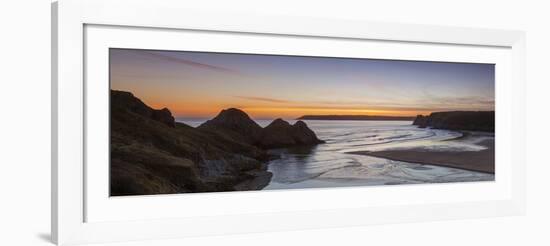 Three Cliffs Bay, Gower, Wales, United Kingdom, Europe-Billy Stock-Framed Photographic Print