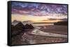 Three Cliffs Bay, Gower, Wales, United Kingdom, Europe-Billy-Framed Stretched Canvas