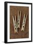 Three Clothes Pegs-Den Reader-Framed Photographic Print