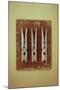 Three Clothes Pegs-Den Reader-Mounted Photographic Print