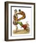 Three Clowns in Traditional Dress-null-Framed Photographic Print