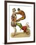 Three Clowns in Traditional Dress-null-Framed Photographic Print