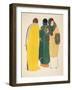 Three Coats from 'Les Robes De Paul Poiret' Pub. 1908 (Pochoir Print)-Paul Iribe-Framed Giclee Print