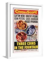 Three Coins in the Fountain-null-Framed Art Print