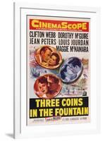 Three Coins in the Fountain-null-Framed Art Print