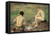 Three Companions-Henry Scott Tuke-Framed Stretched Canvas