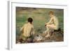 Three Companions-Henry Scott Tuke-Framed Giclee Print