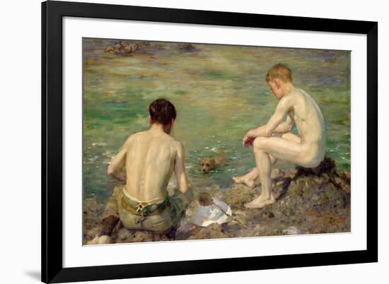 Three Companions-Henry Scott Tuke-Framed Giclee Print