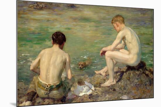 Three Companions-Henry Scott Tuke-Mounted Giclee Print