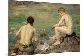 Three Companions-Henry Scott Tuke-Mounted Giclee Print