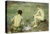 Three Companions-Henry Scott Tuke-Stretched Canvas