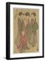 Three Courtesans of the Tsuataya House, 1787-1798-Chobunsai Eishi-Framed Giclee Print