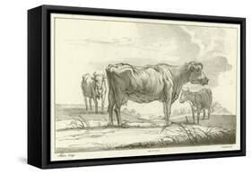 Three Cows-Aelbert Cuyp-Framed Stretched Canvas