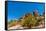 Three Crosses on a Hillside in the Arizona Desert-hpbfotos-Framed Stretched Canvas