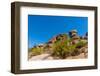 Three Crosses on a Hillside in the Arizona Desert-hpbfotos-Framed Photographic Print