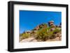 Three Crosses on a Hillside in the Arizona Desert-hpbfotos-Framed Photographic Print