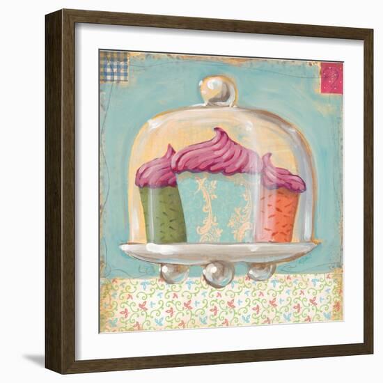 Three Cupcakes-K. Tobin-Framed Art Print