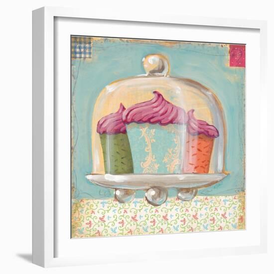 Three Cupcakes-K. Tobin-Framed Art Print