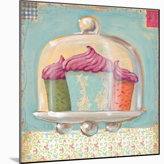 Three Cupcakes-K. Tobin-Mounted Art Print