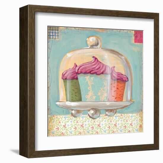 Three Cupcakes-K. Tobin-Framed Art Print