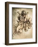 Three Cupids-Francois Boucher-Framed Giclee Print