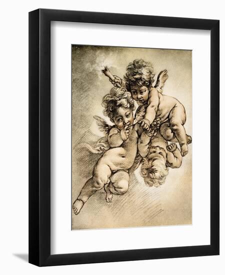 Three Cupids-Francois Boucher-Framed Giclee Print