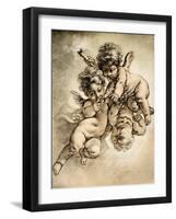 Three Cupids-Francois Boucher-Framed Giclee Print