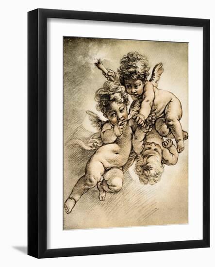 Three Cupids-Francois Boucher-Framed Giclee Print