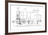 Three-cylinder Compound Steam Locomotive-Mark Sykes-Framed Photographic Print