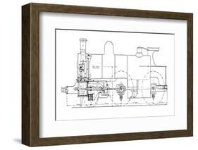 Three-cylinder Compound Steam Locomotive-Mark Sykes-Framed Photographic Print