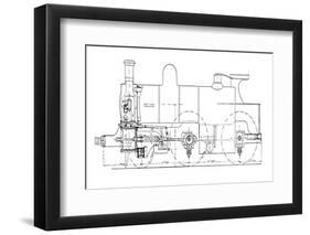 Three-cylinder Compound Steam Locomotive-Mark Sykes-Framed Photographic Print