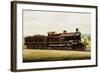 Three-Cylinder Steam Locomotive-null-Framed Giclee Print