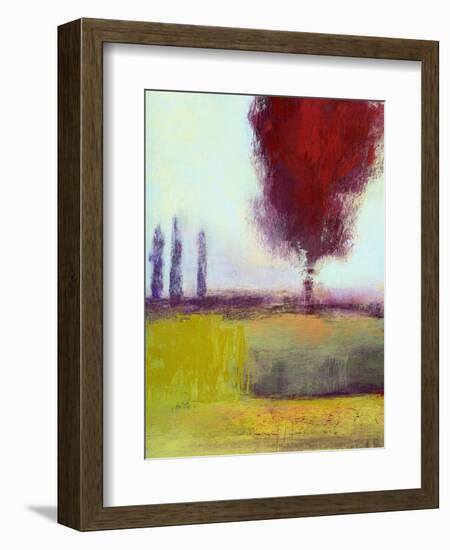 Three Cypress-Lou Wall-Framed Giclee Print