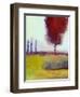 Three Cypress-Lou Wall-Framed Giclee Print