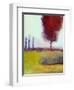 Three Cypress-Lou Wall-Framed Giclee Print