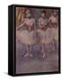 Three Dancers before Practice, C.1880-Edgar Degas-Framed Stretched Canvas